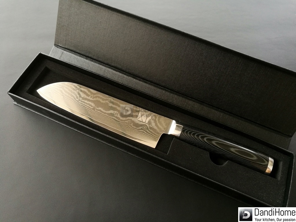 Dao bếp XYj Santoku 7″ VG10 Damascus-01.jpg